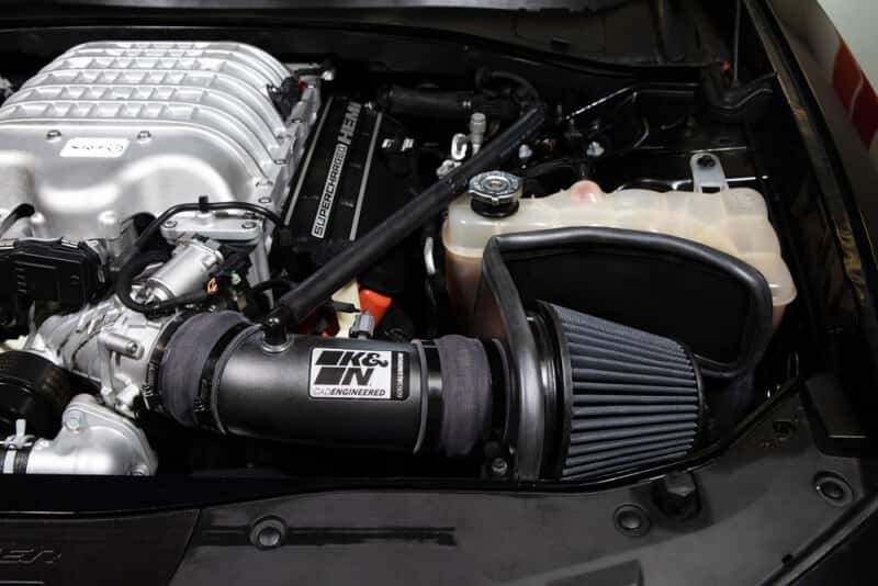 K&N Engineering — K&N 17-23 Dodge Charger/Challenger Hellcat SC 6.2L V8 DRYFLOW Performance Air Intake System
Air Intake System - view 7