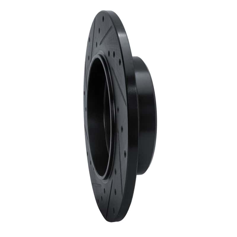 R1 Concepts — R1 91-99 Mercedes-Benz S320 Rear Right Drilled & Slotted Black Brake Rotor
R1 Brake Rotor Drill - view 4