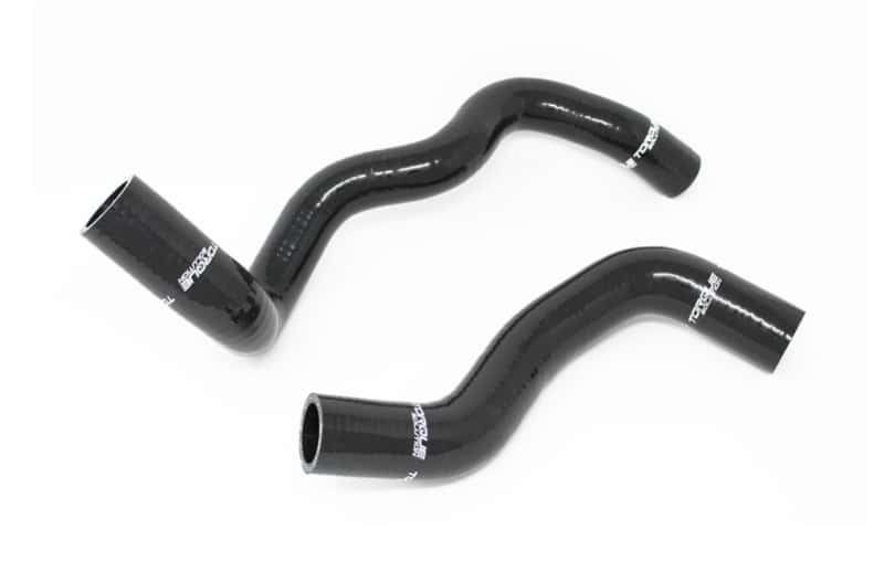Torque Solution — Torque Solution 2016+ Ford Focus RS Silicone Radiator Hose Kit - Black - view 1