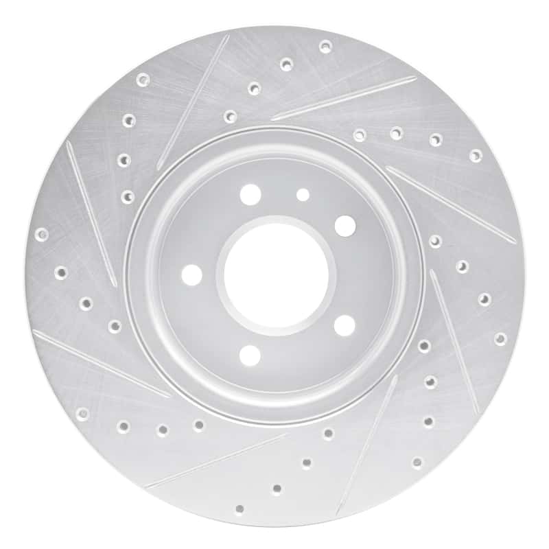 R1 Concepts — R1 13-25 Cadillac ATS Front Right Drilled & Slotted Silver Brake Rotor
R1 Brake Rotor Drill - view 5