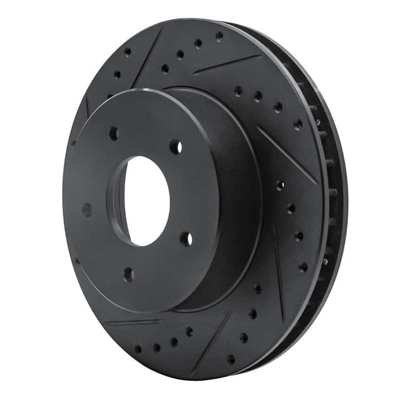 R1 Concepts — R1 63-82 Chevrolet Corvette Front Left Drilled & Slotted Black Brake Rotor
R1 Brake Rotor Drill - view 2