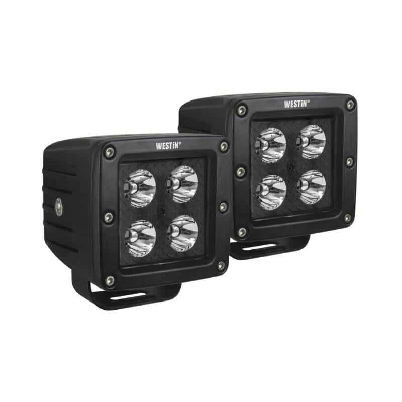 Westin — Westin HyperQ LED Auxiliary Lights 3in x 3in cube 20w Flood - Black
Exterior LED - view 3