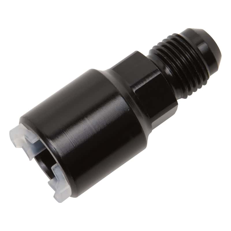 Russell — Russell Performance -6 AN male to 5/16in SAE quick-disconnect female (Black Single)
Adapter Fitting - view 2