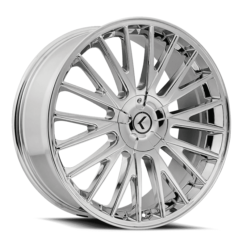 Kraze Wheels — Kraze KR185 Double Down 20x8.5 / 5x108/114.3 BP / 38mm Offset / 73mm Hub Chrome Wheel
KRAZE KR185 - view 1