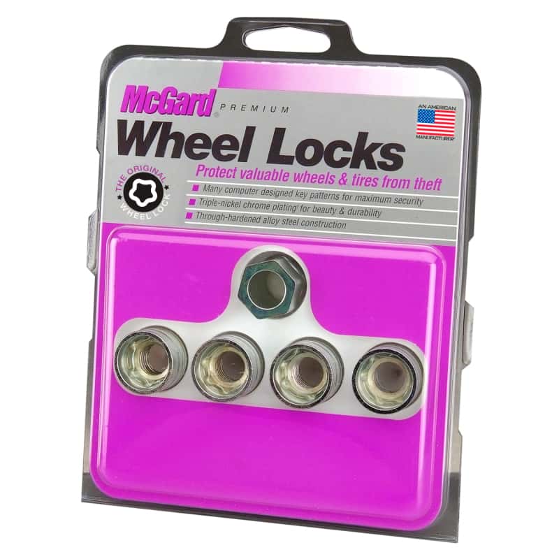 McGard — McGard Wheel Lock Nut Set - 4pk. (Under Hub Cap / Cone Seat) M12X1.75 / 19mm & 21mm Hex / .802in. L - view 5