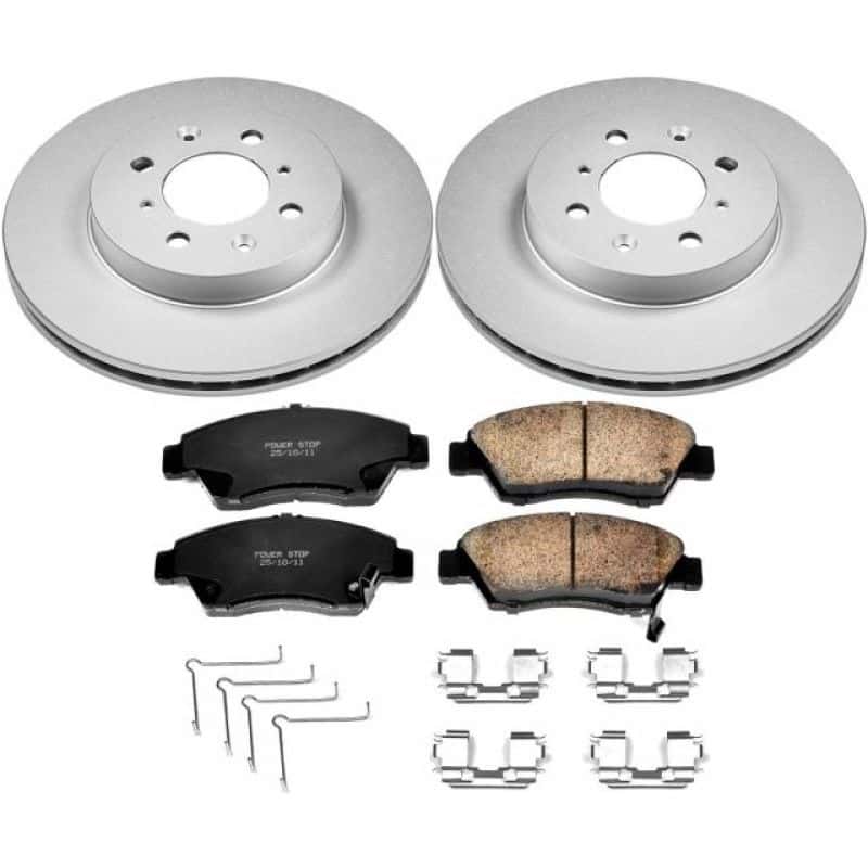 PowerStop — Power Stop 03-05 Honda Civic Front Z17 Evolution Geomet Coated Brake Kit - view 1