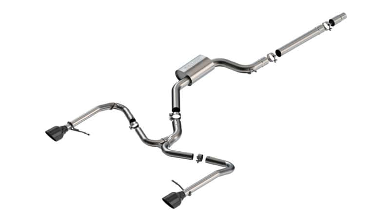 Borla — Borla 22-25 Volkswagen Jetta GLI S-type Cat-Back Exhaust w/ 5in Black Chrome Tips
Cat-Back™ - view 1