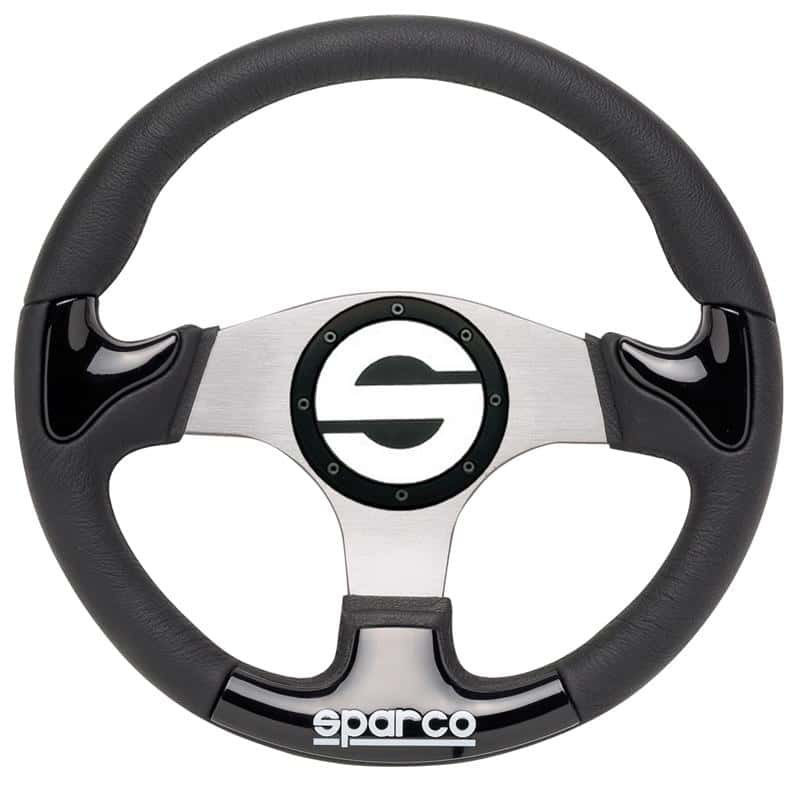 SPARCO — Sparco Steering Wheel P 222 Black - view 1