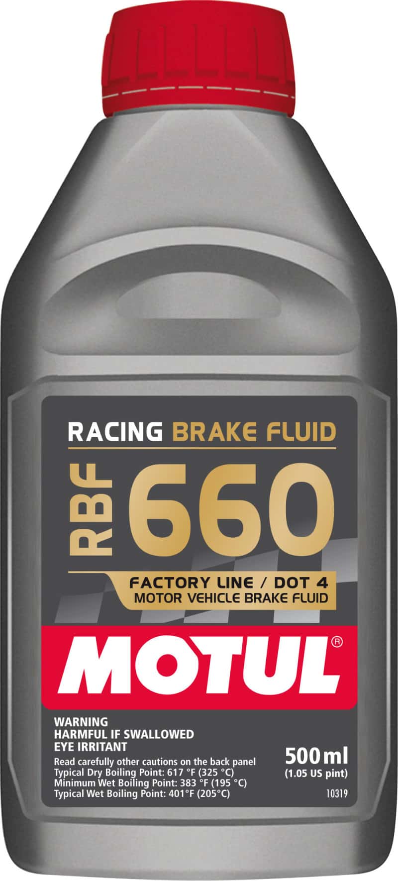 Motul — Motul 1/2L Brake Fluid RBF 660 - Racing DOT 4
Racing Brake Fluid - view 1