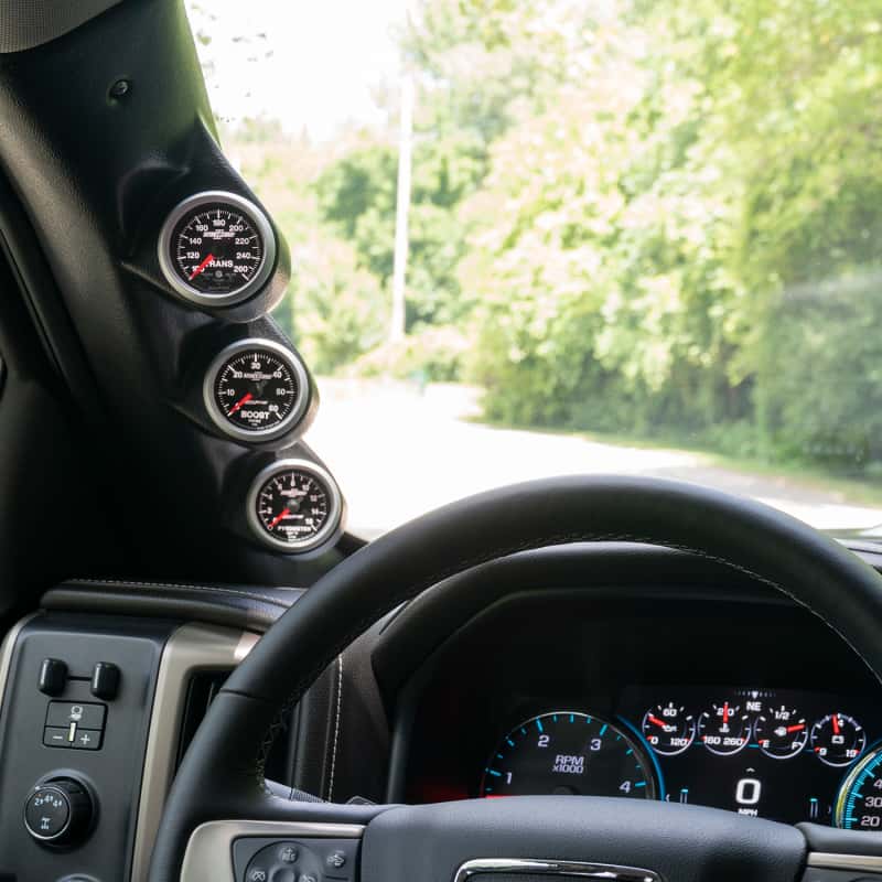 AutoMeter — Autometer 2-1/16in Triple Pillar 14-15 Chevy Full Size (Gen 3)
2-1/16" TRIPLE PILLA - view 2