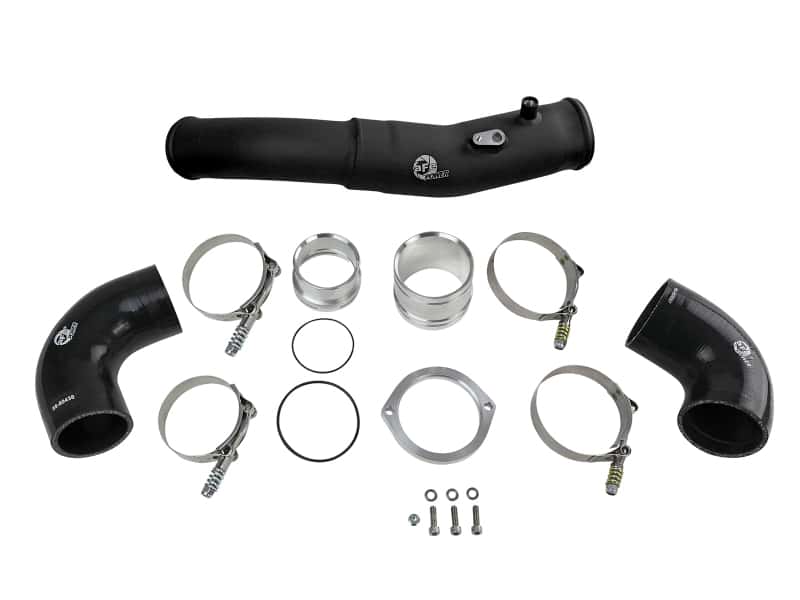 aFe — aFe 2020 Toyota Supra 3.0L 3in Black Intercooler Tube - Hot
Hot Charge Pipe - view 8