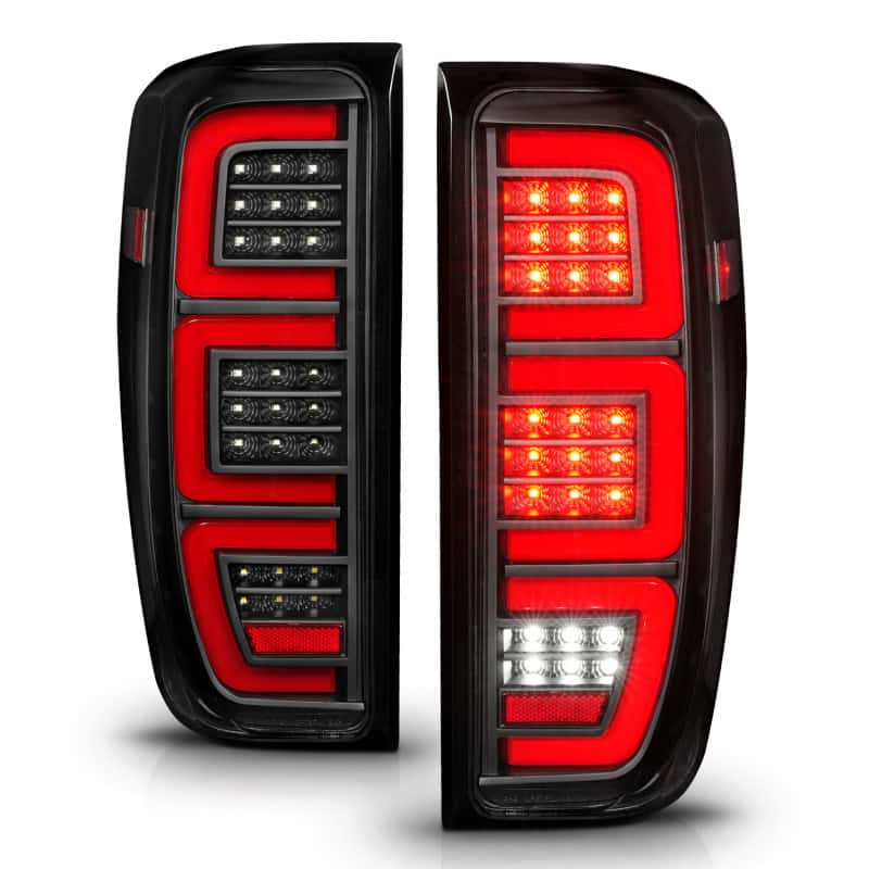 ANZO — ANZO 19-23 GMC Sierra 1500/2500HD/3500HD Black Replacement Full LED Bar Tail Light
Tail Light Set - view 3