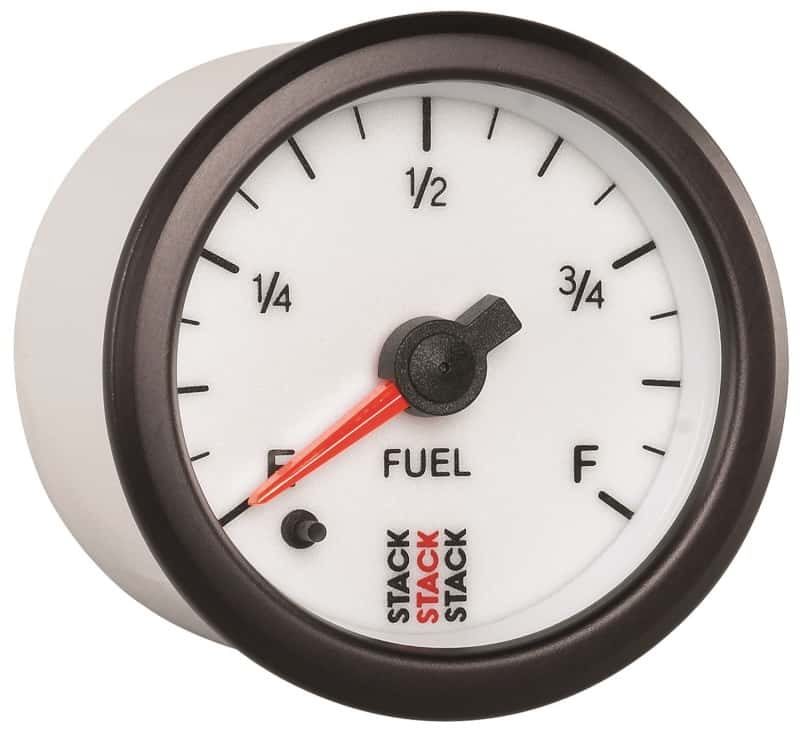 AutoMeter — Autometer Stack 52mm 0-280 Ohm Programmable Pro Stepper Motor Fuel Level Gauge - White
Ga Fu ProStpr W Univ - view 5