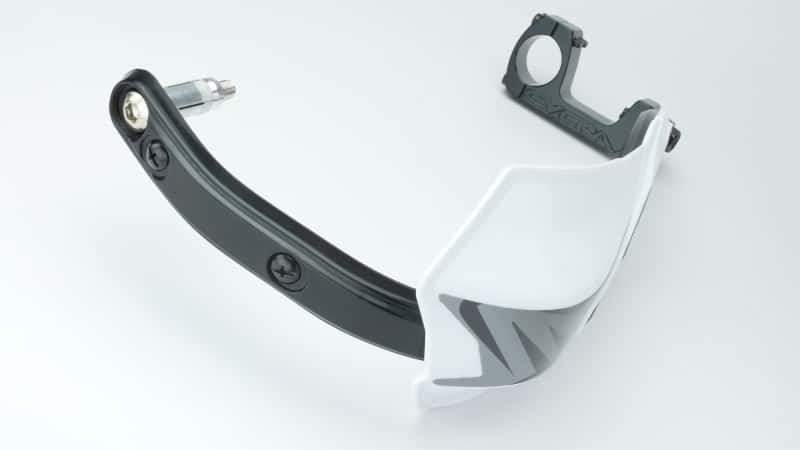 Cycra — Cycra Vortex Hand Guard/w Universal U-Clamps - Orange - view 4