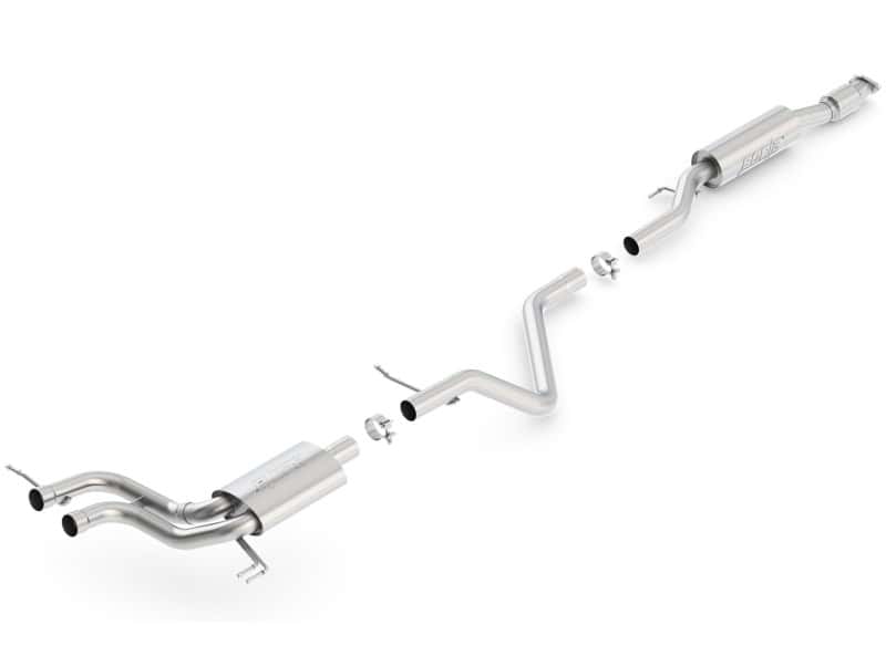 Borla — Borla 13-15 Hyundai Veloster Turbo 1.6L AT/MT FWD 2dr Dual Center Rear Exit Cat-Back Exhaust
Cat-Back System
ExhstSysKt - view 1
