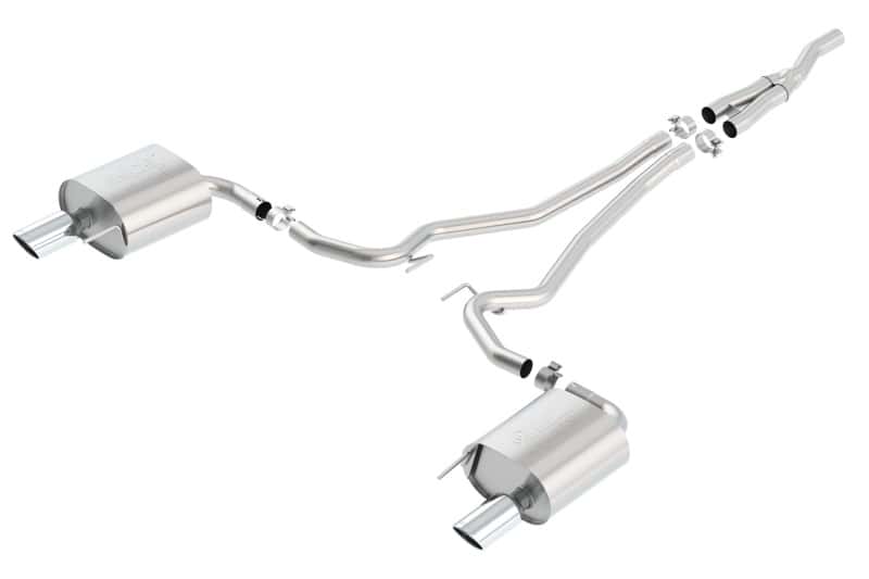 Borla — Borla Atak Cat Back 15-17 Ford Mustang 2.3L EcoBoost MT/AT 2.25in pipe 4in tip
Cat-Back System
ExhstSysKt - view 3