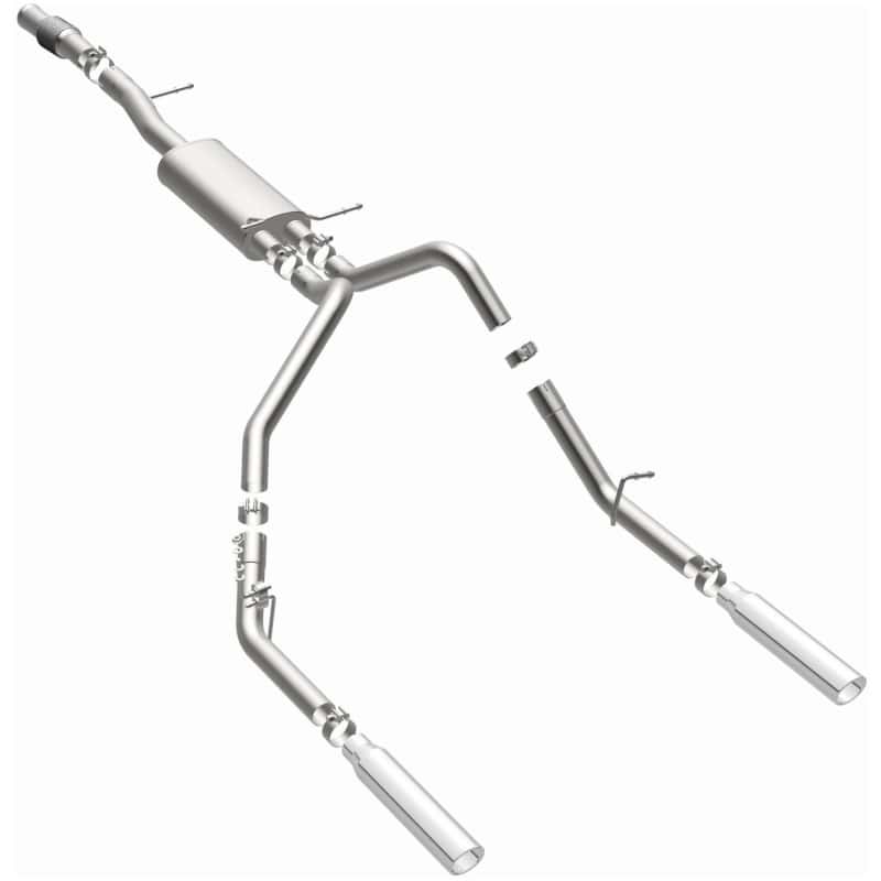 Magnaflow — Magnaflow 14 Chev Silverado V8 5.3L SC Cab Dual Split Rear Exit SS Cat Back Perf Exhaust
Cat-Back - view 3