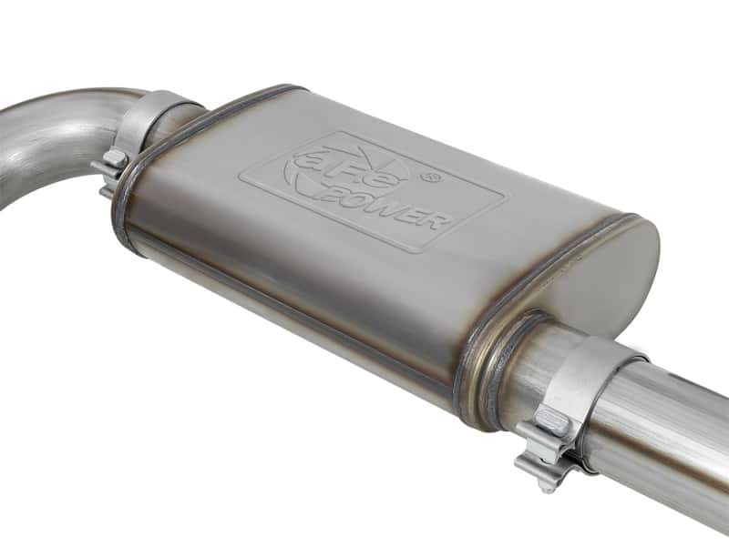 aFe — aFe MACH Force-XP 3in 409 SS Cat-Back Exhaust w/ Polished Tip 17-19 GM Colorado/Canyon V6-3.6L
Cat-Back Exhaust - view 3