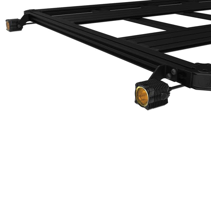 KC HiLiTES — KC HiLiTES Platform One FE1 Rear Roof Rack Light Mounts (Does Not Include Rack) - view 2