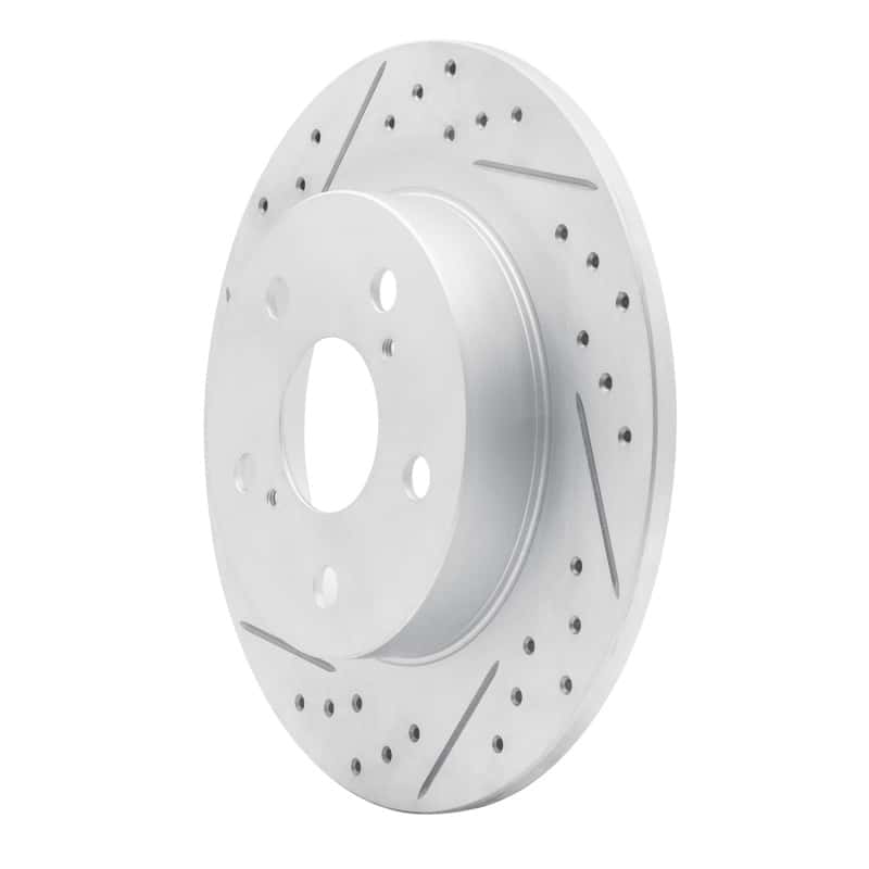 R1 Concepts — R1 11-16 Scion Tc Rear Left Drilled & Slotted Geo-Carbon Rotor - view 2