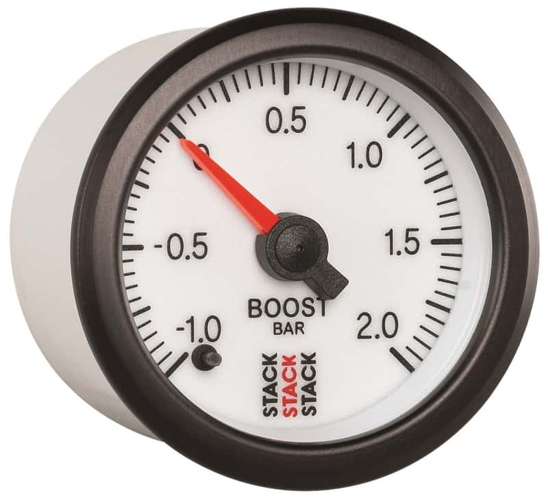 AutoMeter — Autometer Stack 52mm -1 to +2 Bar (Incl T-Fitting) Pro Stepper Motor Boost Pressure Gauge - White
Ga Bst PrStpr W 2Bar - view 5