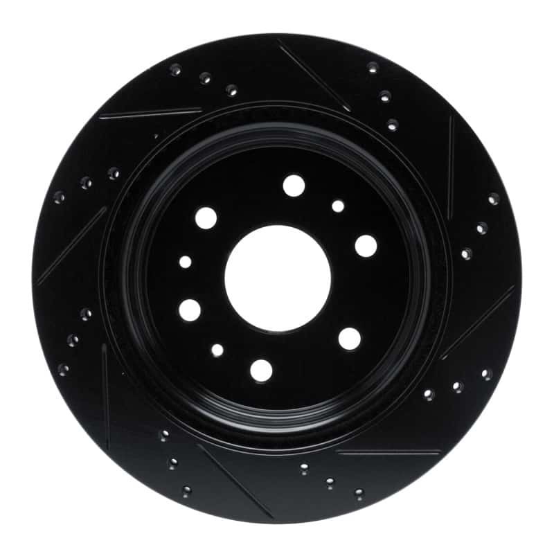 R1 Concepts — R1 19-25 Cadillac Escalade Rear Left Drilled & Slotted Black Brake Rotor
R1 Brake Rotor Drill - view 5