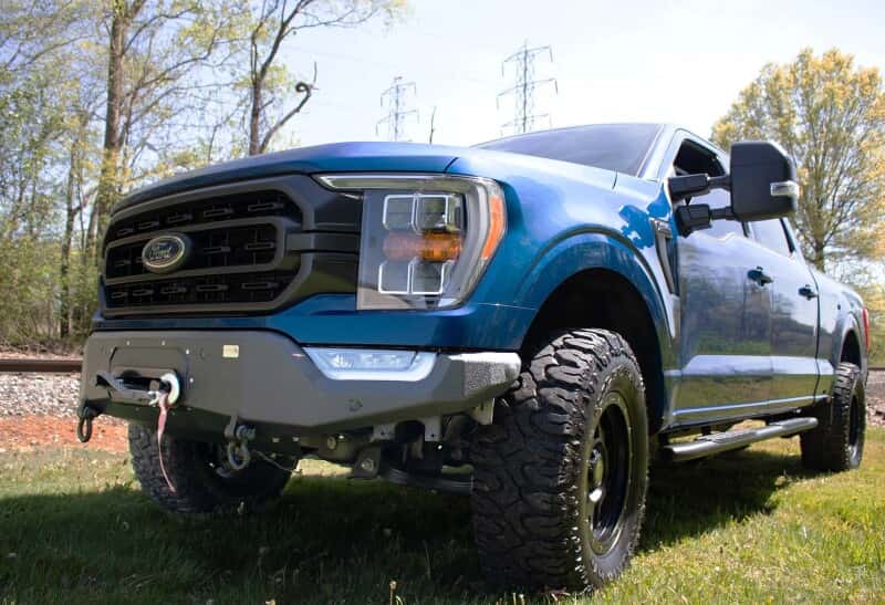 Fishbone Offroad — Fishbone Offroad 2021+ F150 Pelican Winch Plate Only (Fits FB22366) - Black Texture - view 4