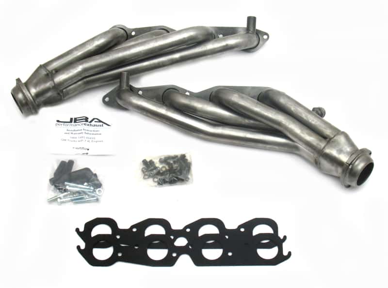 JBA — JBA 96-00 GM Truck 7.4L Vortec w/EGR & A.I.R. 1-3/4in Primary Raw 409SS Cat4Ward Header
Exhaust Header - view 1