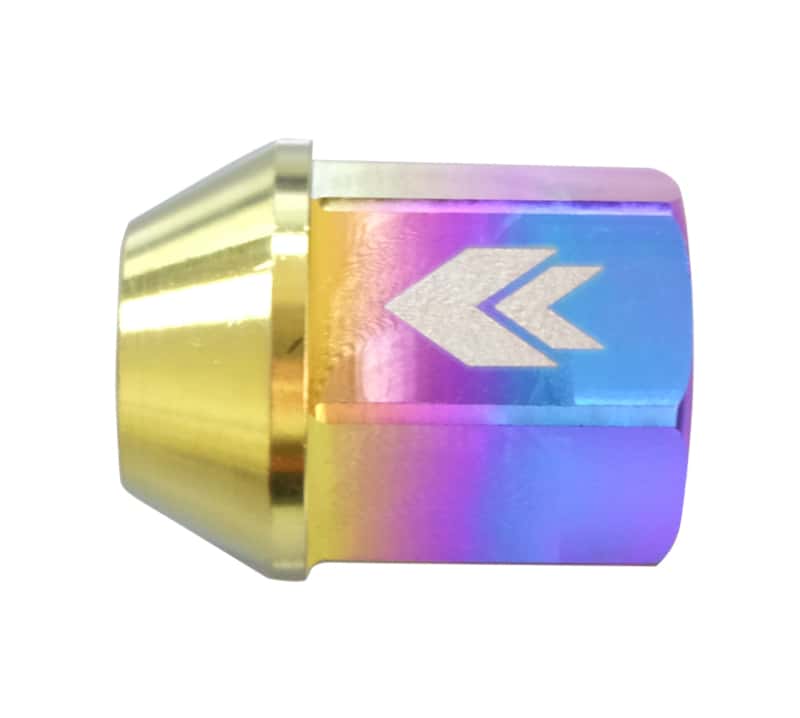 NRG — NRG 200 Series M12 X 1.25 Titanium Lug Nut Set - 21 Pc w/Lock Key Socket - Neochrome - view 8