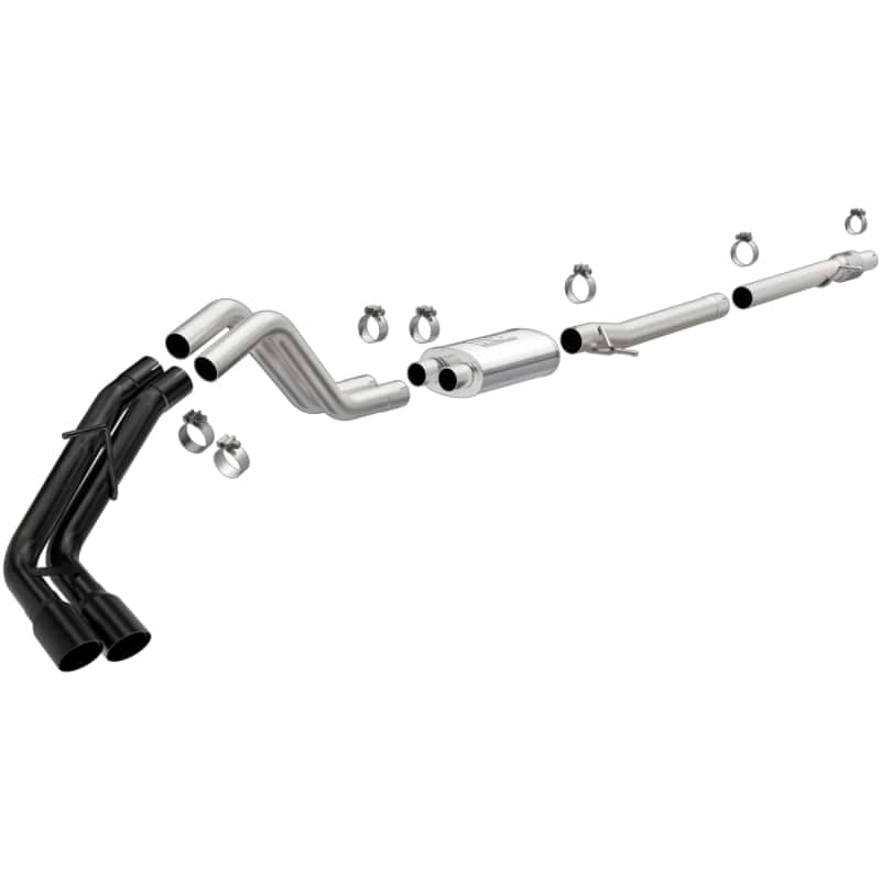 Magnaflow — MagnaFlow CatBack 2019 Ford Ranger 2.3L 3in Black Exhaust Tips
Cat-Back - view 1