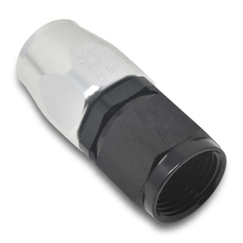 Russell — Russell Performance -4 AN Black/Silver Straight Full Flow Hose End
Hose Fitting - view 6