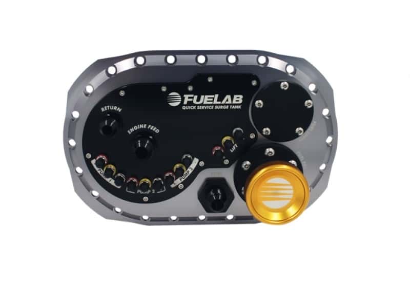 Fuelab — Fuelab Quick Service Surge Tank 2.0 w/No Lift Pump & No Surge Pump - Titanium - view 2