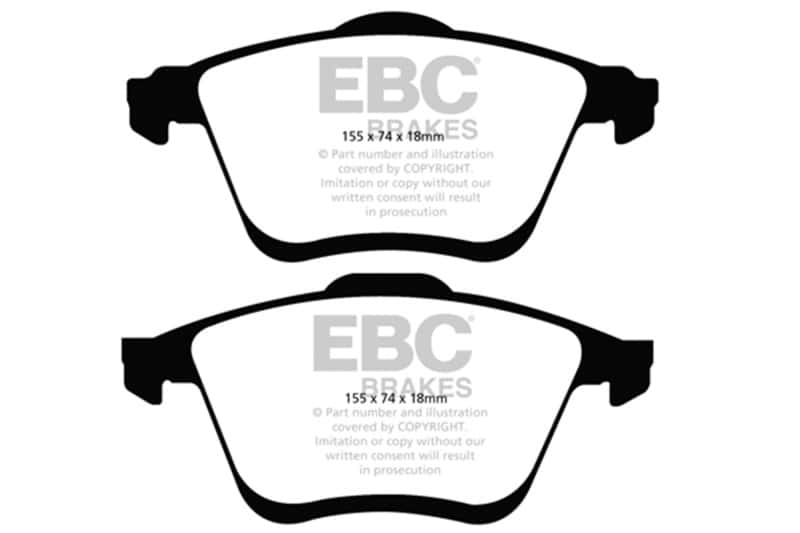 EBC — EBC 06-09 Mazda 6 2.3 Turbo (Mazdaspeed) Ultimax2 Front Brake Pads
Disc Brake Pad - view 1