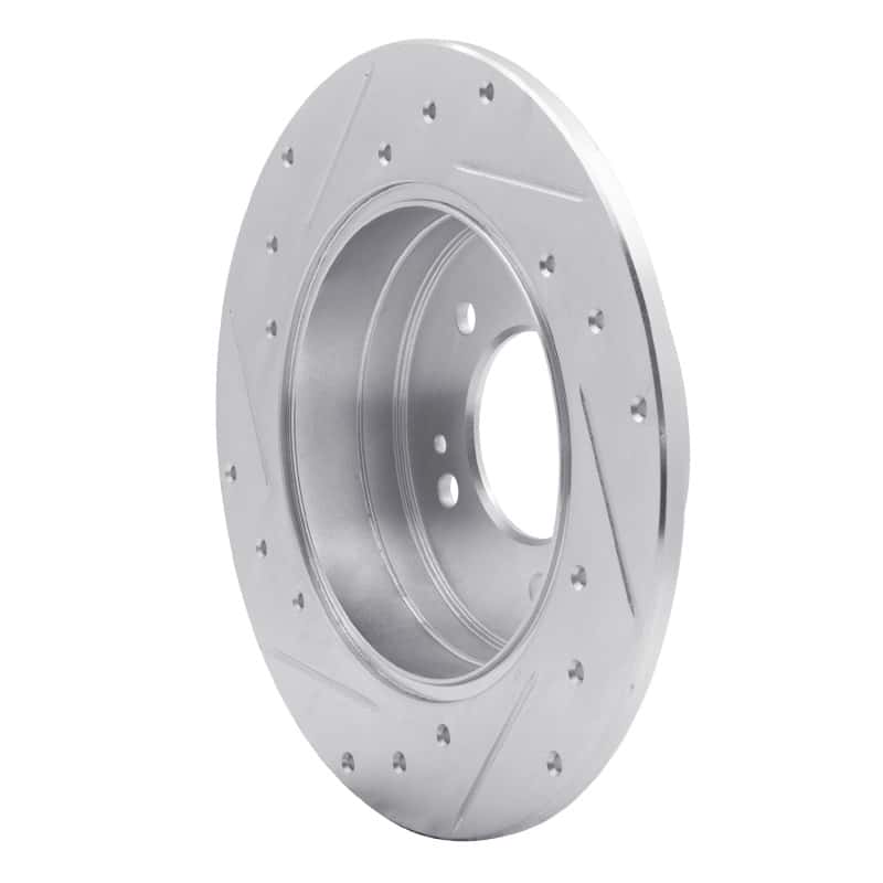 R1 Concepts — R1 05-20 Hyundai TUCSON Rear Right Drilled & Slotted Silver Brake Rotor
R1 Brake Rotor Drill - view 4