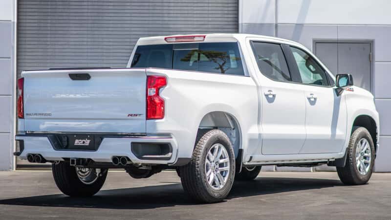 Borla — Borla 2024 Chevy Silverado 1500 6.2L V8 S-Type Catback Exhaust w/ Simulator - Black Chrome
Cat-Back System - view 3