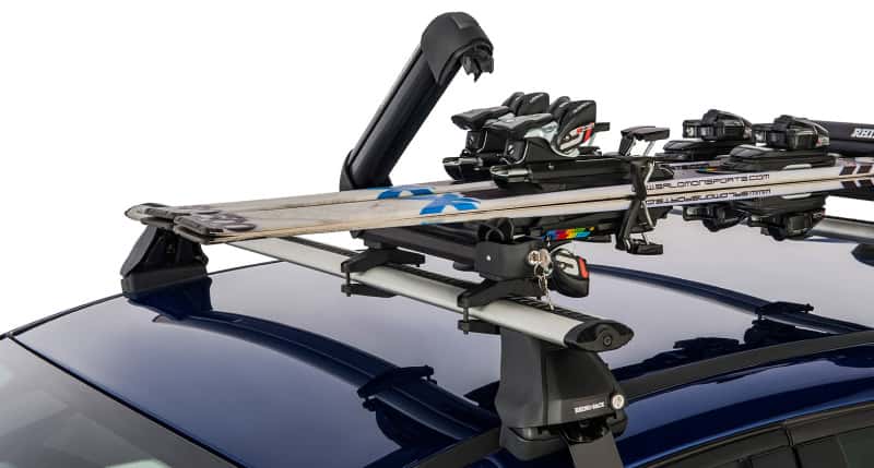 Rhino-Rack — Rhino-Rack Universal Ski Carrier - Fits 2 Pairs of Skis - Black - view 7