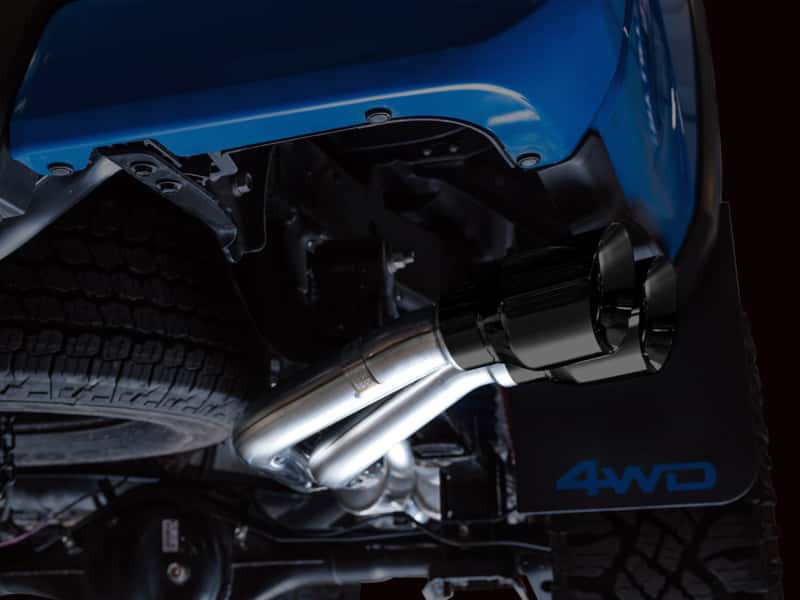 AWE Tuning — AWE 16-22 Toyota Tacoma 0FG Catback Exhaust w/ BashGuard - Dual Diamond Black Tips
0FG Catback - view 11