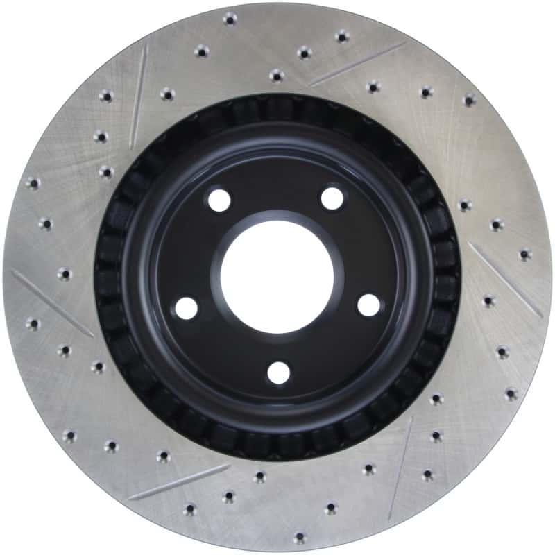Stoptech — StopTech Power Slot 05-07 Cadillac XLR / 06-09 Chevy Corvette Front Left Drilled & Slotted Rotors
Slot/Drill Rotor - view 2