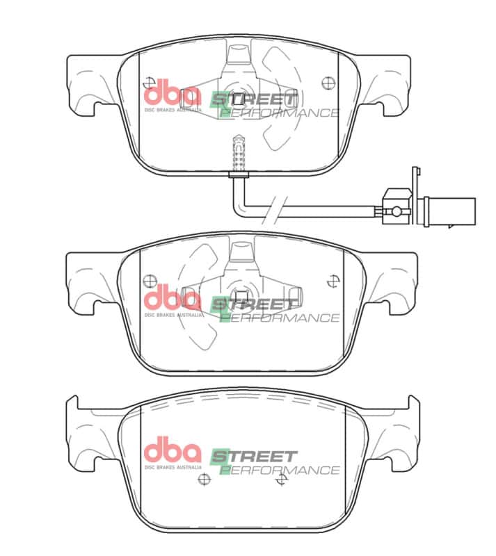 DBA — DBA 2016+ Audi A4 SP Performance Front Brake Pads
Brake Pad - view 1