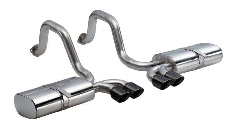 CORSA Performance — Corsa 1997-2004 Chevrolet Corvette C5 Z06 5.7L V8 Black Sport Axle-Back Exhaust
Exhaust - view 1