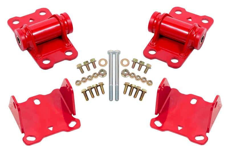 BMR Suspension — BMR 78-87 G-Body Motor Mount Kit Upper & Lower Poly - Red
Motor Mount Kit - view 2
