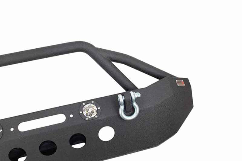 Fishbone Offroad — Fishbone Offroad 07-18 Jeep Wrangler Front Winch Bumper W/LEDs Full Width - Blk Textured Powdercoat - view 3