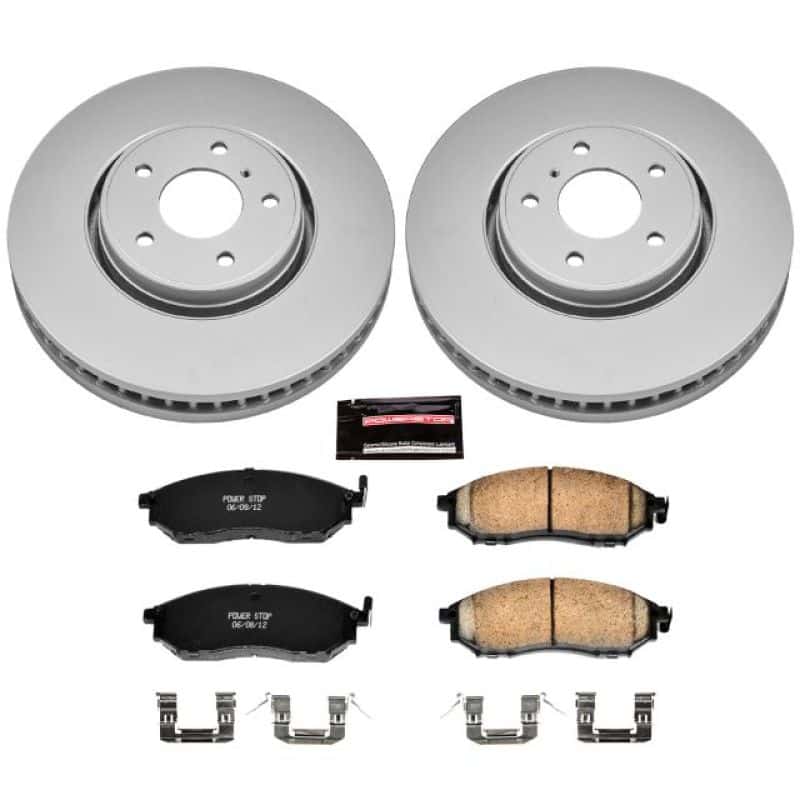 PowerStop — Power Stop 05-12 Infiniti FX35 Front Z17 Evolution Geomet Coated Brake Kit - view 1
