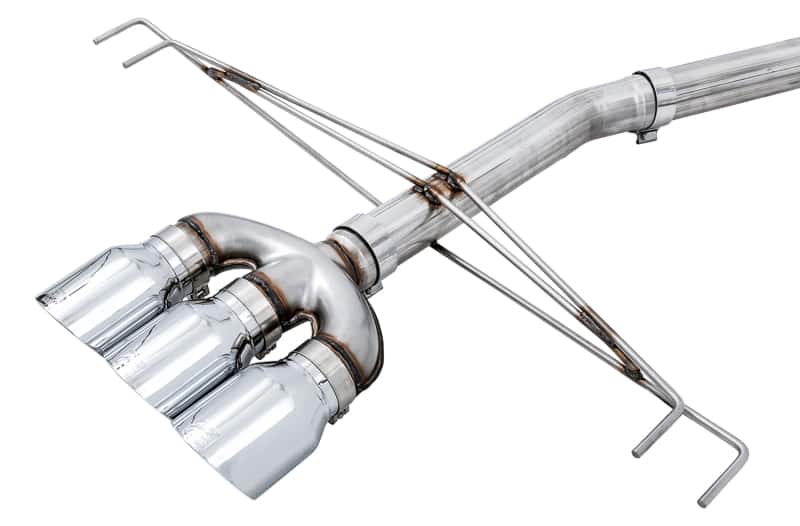 AWE Tuning — AWE Tuning 2017+ Honda Civic Type R Track Edition Exhaust w/Front Pipe & Triple Chrome Silver Tips
Track Exhaust - view 3