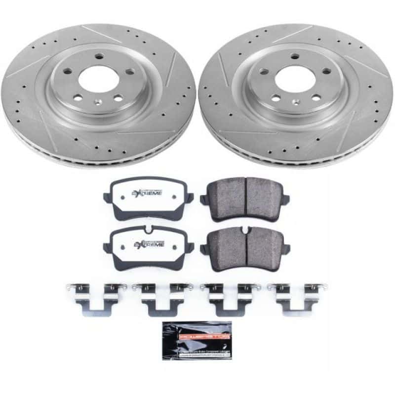 PowerStop — Power Stop 14-18 Audi A6 Rear Z26 Street Warrior Brake Kit - view 1