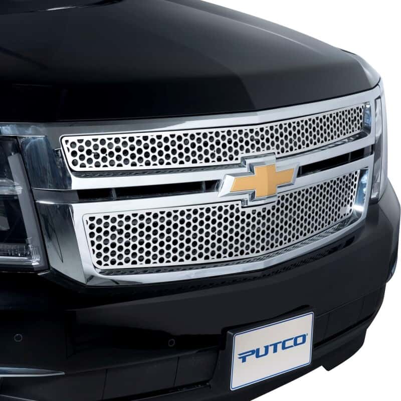 Putco — Putco 01-02 Chevrolet Silverado LD Punch Stainless Steel Grilles
Grille Insert - view 2