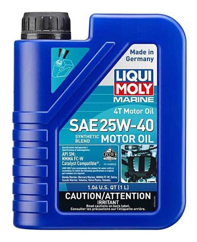 LIQUI MOLY — LIQUI MOLY 1L Marine 4T Motor Oil 25W40 - view 2