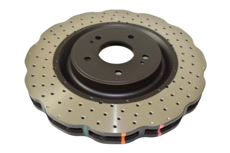 DBA — DBA 2008 Mitsubishi Lancer Evolution Front 4000 Series Drilled Wavey Rotor
Brake Rotor - view 1
