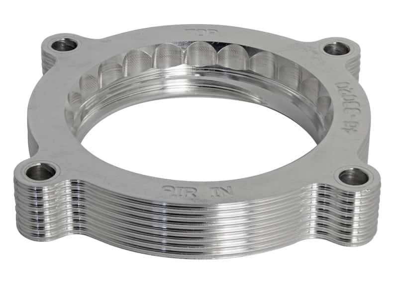 aFe — aFe Silver Bullet Throttle Body Spacers 15-16 Ford Mustang GT V8-5.0L
Throttle Body Spacer - view 3