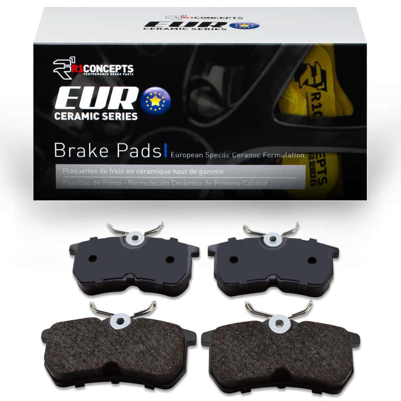 R1 Concepts — R1 01-19 Ford Focus Rear Euro Ceramic Brake Pads - view 1